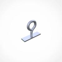 Клипса крепления для профиля Quadrotrack, Q-floop