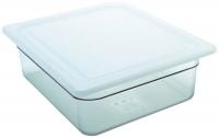 Крышка к гастроемкостям Cambro GN 1/4 поликарбонат, белая, с двойным уплотнением артикул 40SC 148