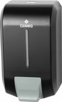 Дозатор жидкого мыла Cleaneq KW-7226, черный глянец, 1,2 л