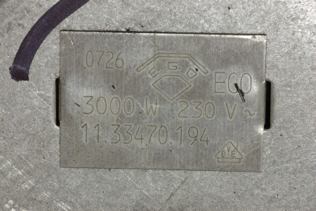 Конфорка Metos 3292778